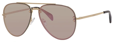 Shop Celine Cl 41392/s 0j 0j5g Aviator Sunglasses In Gold