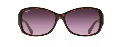 Shop Maui Jim Rs295-10 Nalani Polarized Modified Oval Sunglasses In Tort,havana
