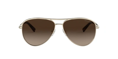 Shop Tiffany & Co 0tf3062 Women's Aviator Sunglasses In Brown