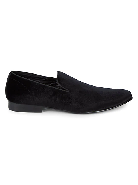 steve madden men's laight velvet smoking slipper