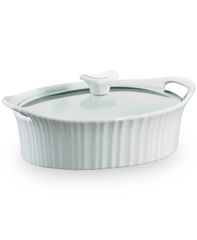 Shop Corningware Â French White 1.5-qt. Oval Casserole With Glass Lid