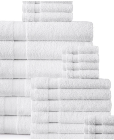 Shop Addy Home Fashions Plush Towel Set - 24 Piece Bedding In White