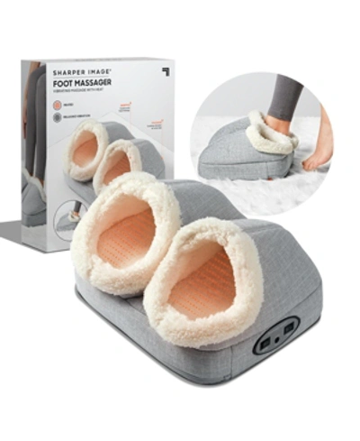 Shop Sharper Image Personal Massager Heated Foot Vibrator In Greythatch