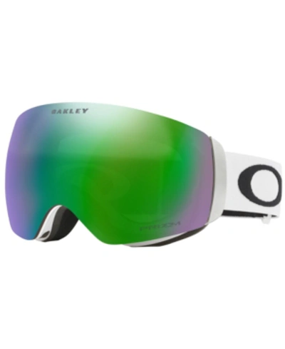 Shop Oakley Unisex Flight Deck Snow Goggles, Oo7064 00 In Matte White