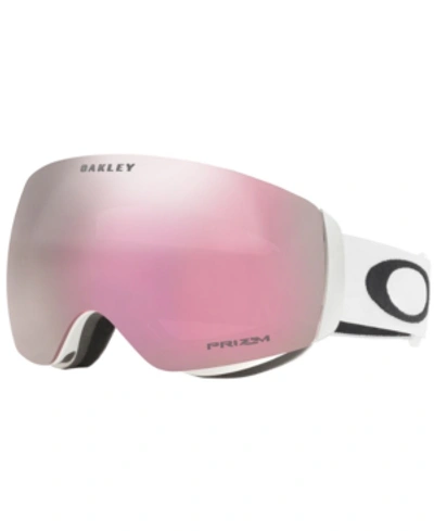 Shop Oakley Unisex Flight Deck Goggles Sunglasses, Oo7064 00 In Matte White