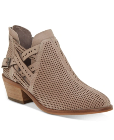 Shop Vince Camuto Pranika Booties Women's Shoes In Elephant