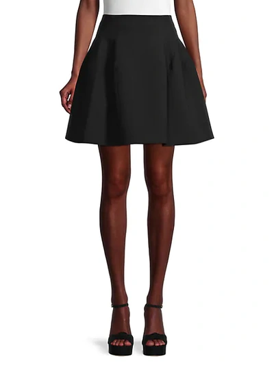 Shop Givenchy Pleated Mini Skirt In Black