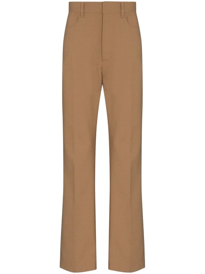 Shop Sunflower High-waist Tailored Trousers In Brown