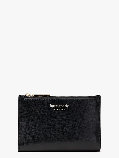 Shop Kate Spade Spencer Passport Wallet In Black