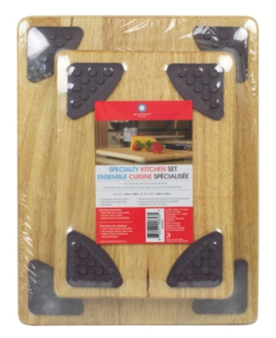 Shop Architec Gripperwood Cutting Board Set In Natural Wood