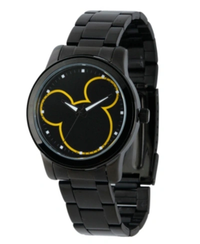 Shop Ewatchfactory Disney Mickey Mouse Men's Black Alloy Watch
