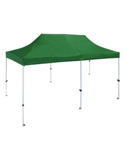 Shop Aleko Gazebo Canopy Party Tent In Green
