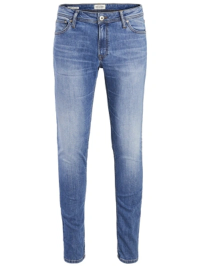Shop Jack & Jones Men's Slim-straight Fit Jeans In Blue Denim