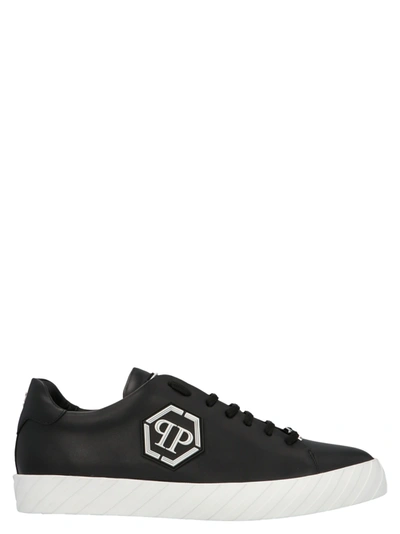 Shop Philipp Plein Hexagon Shoes In Black