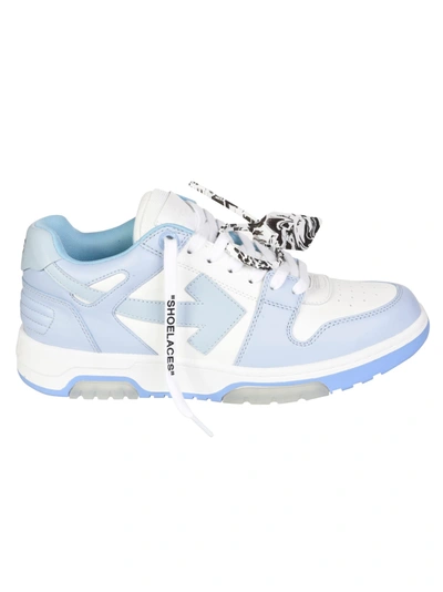 Shop Off-white Out Of Office Sneakers In White/light Blue