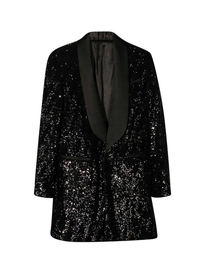 Shop Balmain Teen Black Blazer In Nero