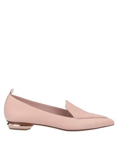 Shop Nicholas Kirkwood Loafers In Light Pink