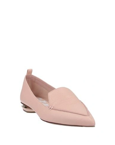 Shop Nicholas Kirkwood Loafers In Light Pink