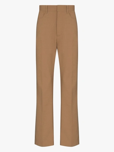 Shop Sunflower Brown Tailored Straight Leg Trousers