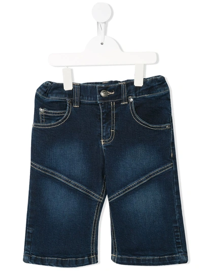 Shop Aigner Logan Shorts In Blue