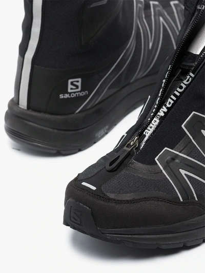 Shop And Wander X Salomon S/lab Reflective Sneakers In Black