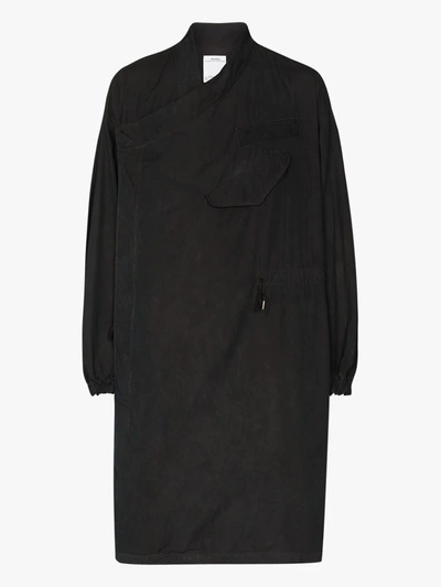 Shop Visvim Chamdo Fishtail Parka Coat In Black