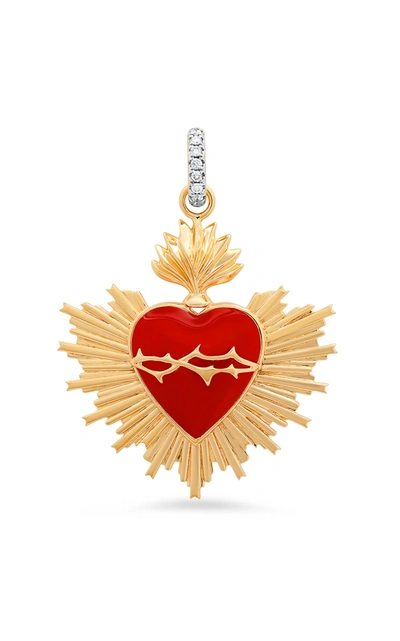 Shop Colette Jewelry 18k Yellow Gold & Diamond Be In Love Charm
