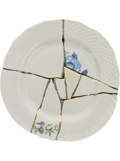 Shop Seletti Crack Detail Plate In White