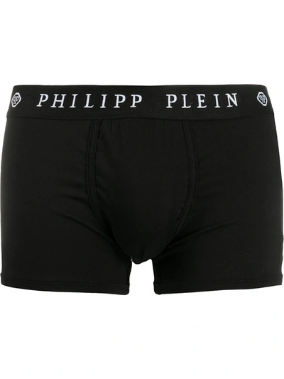 Shop Philipp Plein Skull-print 2pack Boxers In Black