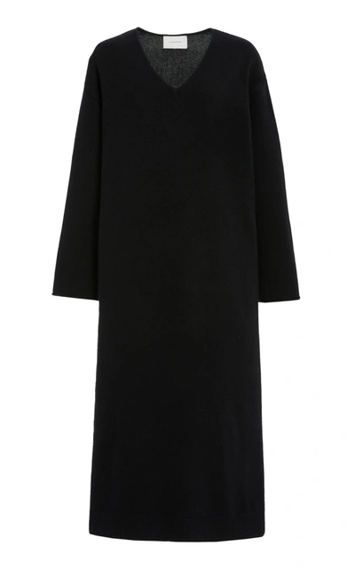 Shop La Collection Simonetta Cashmere Knit Dress In Black