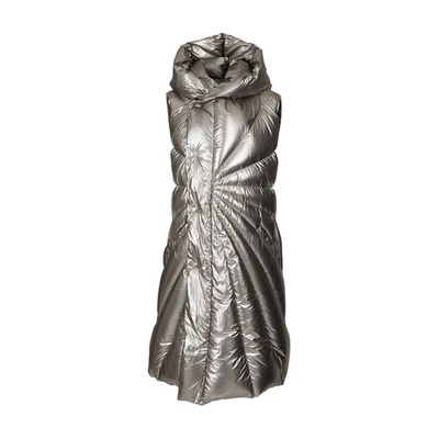 Shop Rick Owens X Moncler - Porterville Coat In Silver