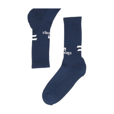 Shop Balenciaga Soccer Socks In 4377
