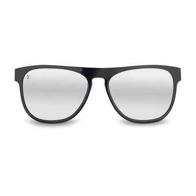 Shop Louis Vuitton Oliver Sunglasses In Black Blue