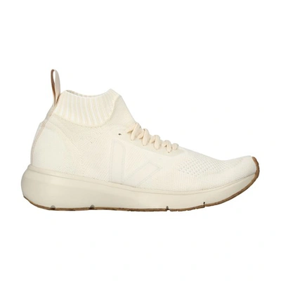 Shop Rick Owens X Veja - Sock Runner Sneakers In White