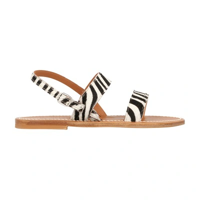 Shop K.jacques Barigoule Sandals In Horsy Zebre