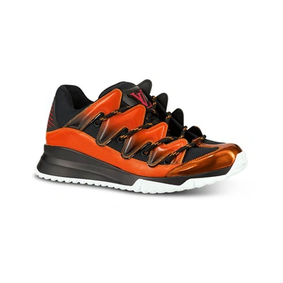 Shop Louis Vuitton Zig Zag Sneaker In Orange