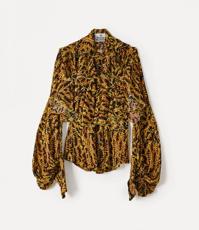 Shop Vivienne Westwood Consuelo Shirt Acid Animal Print In Multicolor