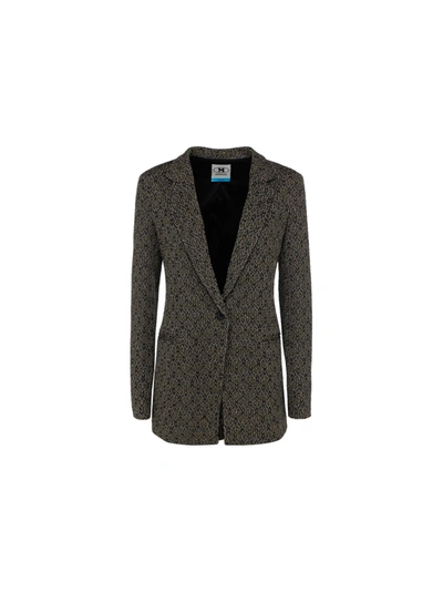 Shop M Missoni Missoni Jacket In Gold