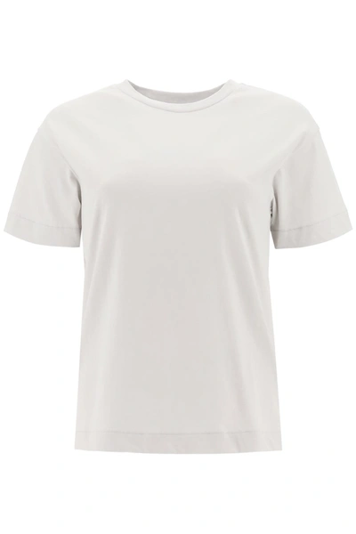 Shop Apc Jade T-shirt Micro Logo In Gris Clair (grey)
