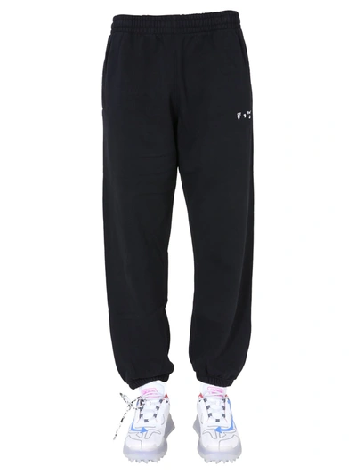 Shop Off-white Jogging Pants In Black