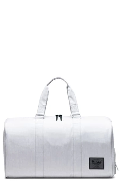 Shop Herschel Supply Co Novel Duffle Bag In Vapor Crosshatch