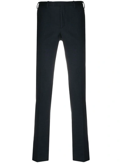 Shop Pt01 Slim-fit Tailored Trousers In Blue