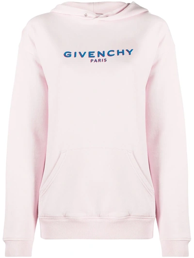 Shop Givenchy Paris Hoodie In Pink