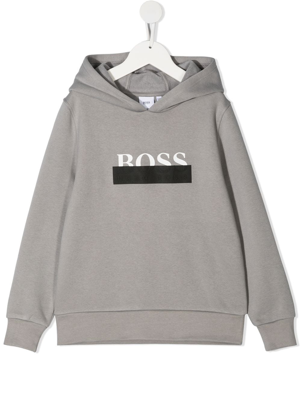 hugo boss grey hoodie
