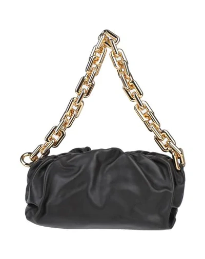 Shop Bottega Veneta Woman Handbag Dark Brown Size - Calfskin
