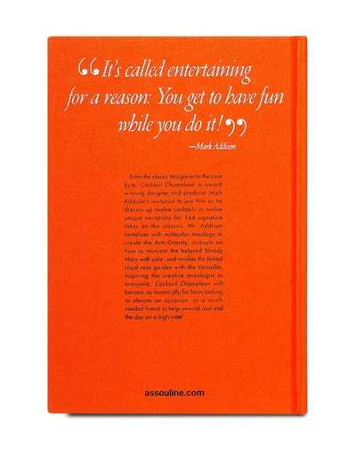Assouline Cocktail Chameleon By Mark Addison In Orange