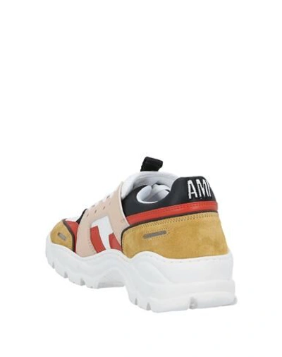 Shop Ami Alexandre Mattiussi Sneakers In Light Pink