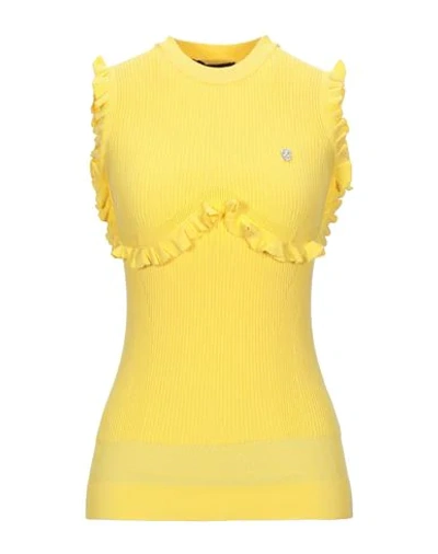 Shop Philipp Plein Sweaters In Yellow
