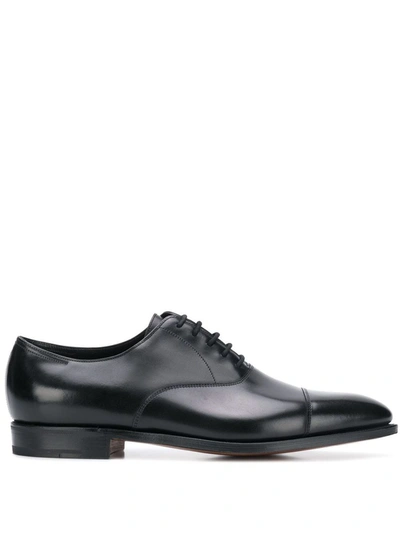 Shop John Lobb Flat Shoes In Nero