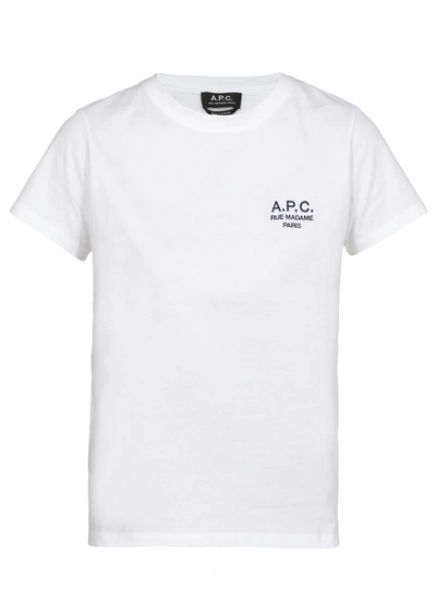 Shop A.p.c. P.c.a.c. T-shirt In Blanc